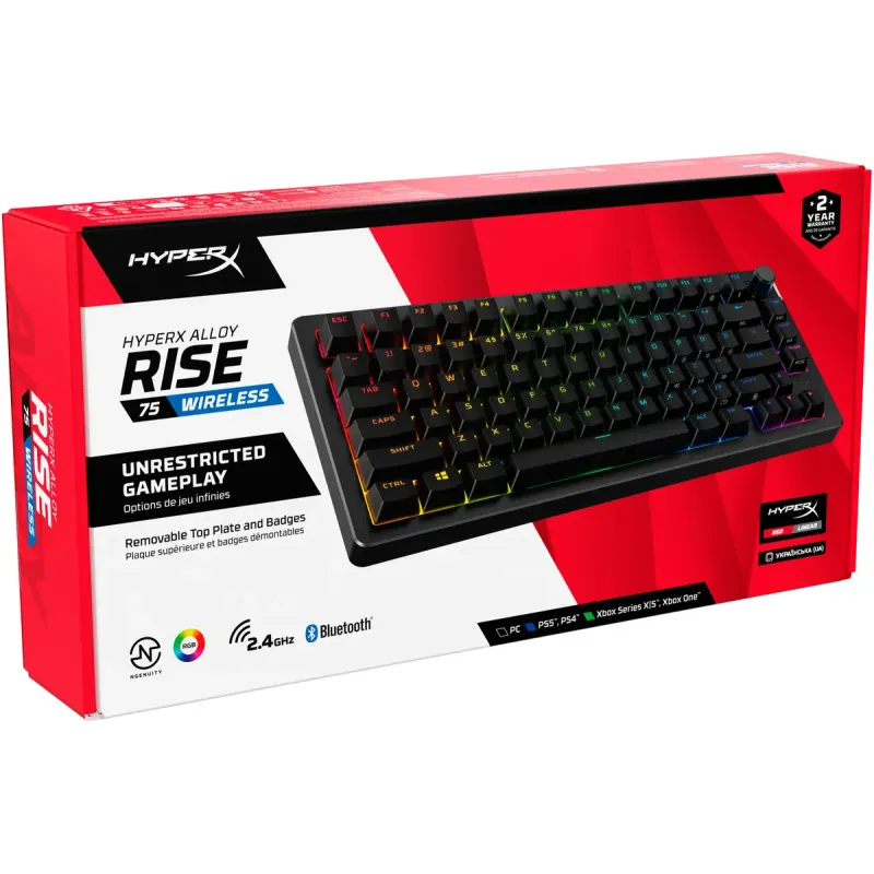 Клавіатура HyperX Alloy Rise 75 Black (91Y91AA)
