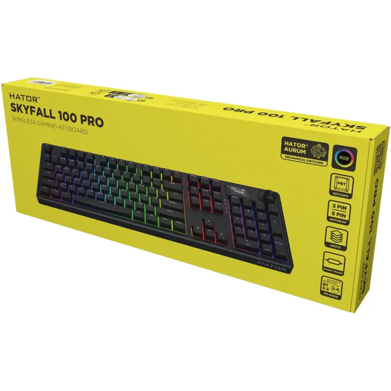 Клавіатура HATOR Skyfall 100 PRO Black (HTK4101UA)