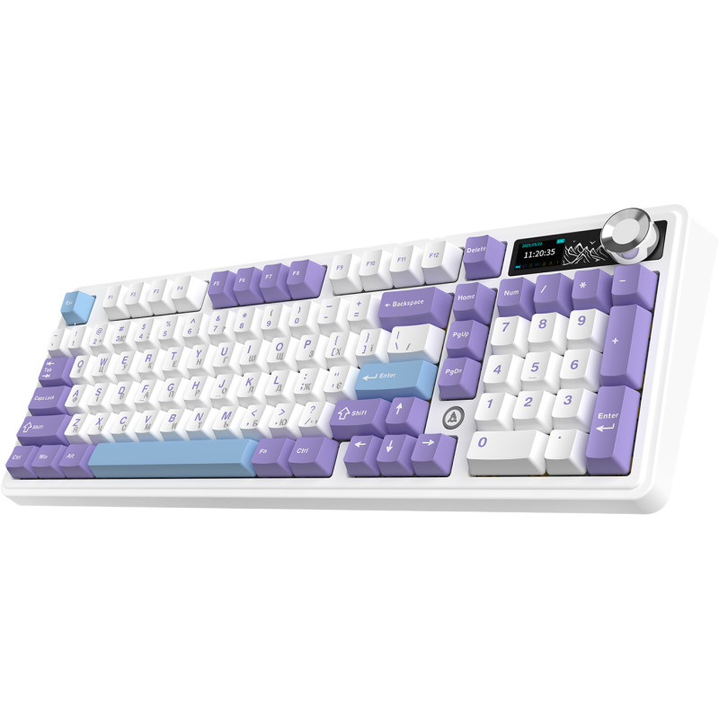 Клавіатура Ajazz AK980 V2 Maillard switches Purple White Blue (AK980-V2-M-PWB)