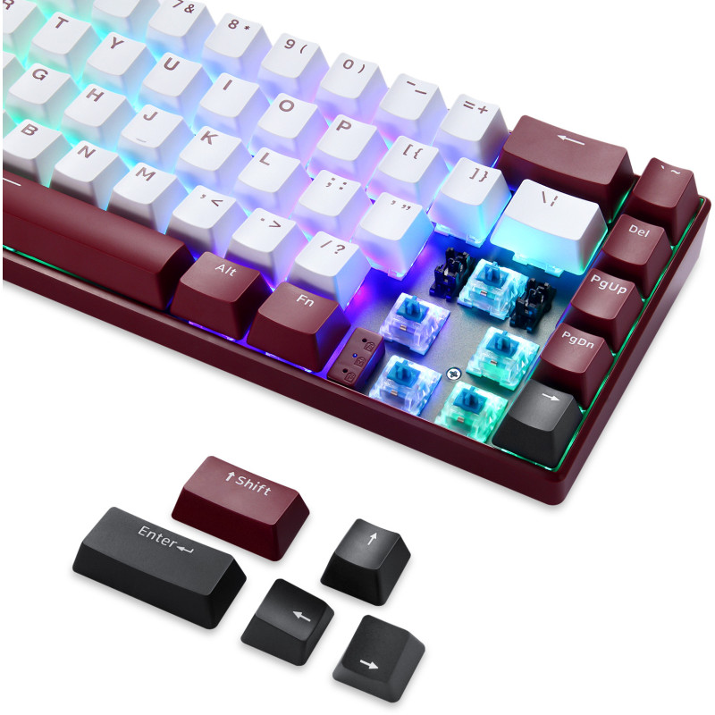 Клавіатура Motospeed BK67 Longhua Red Red (mtbk67rmr)