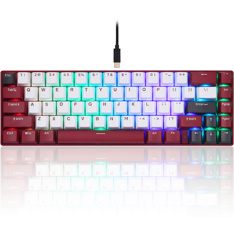 Клавіатура Motospeed BK67 Longhua Red Red (mtbk67rmr)