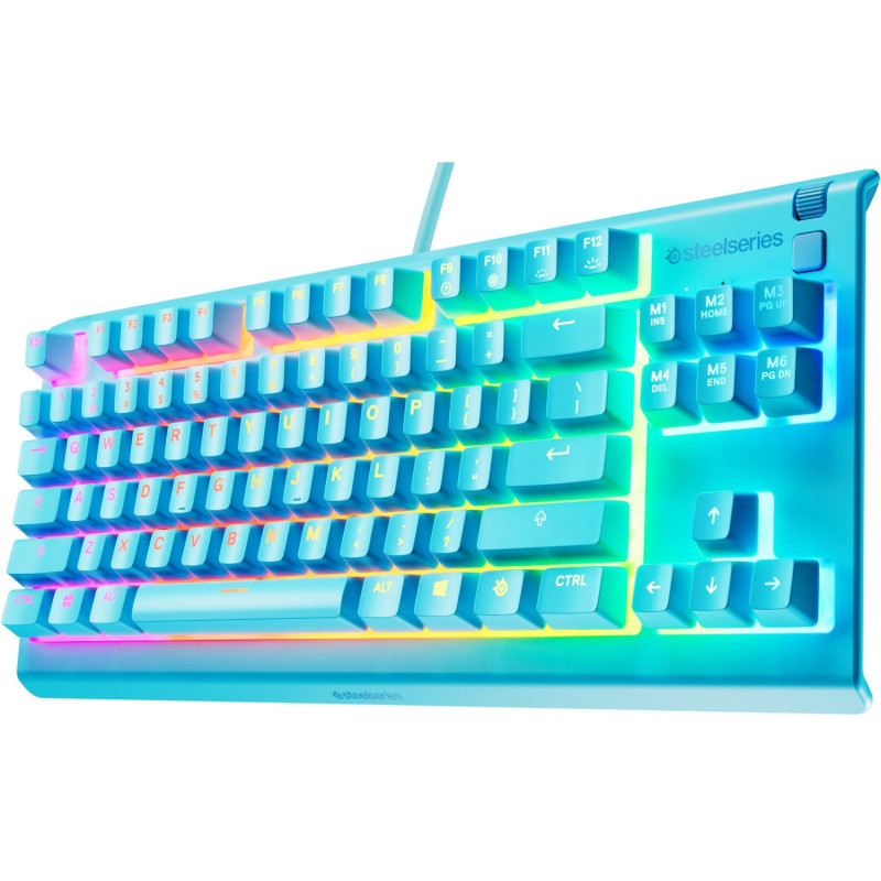 Клавиатура SteelSeries Apex 3 TKL UA Aqua (64933)