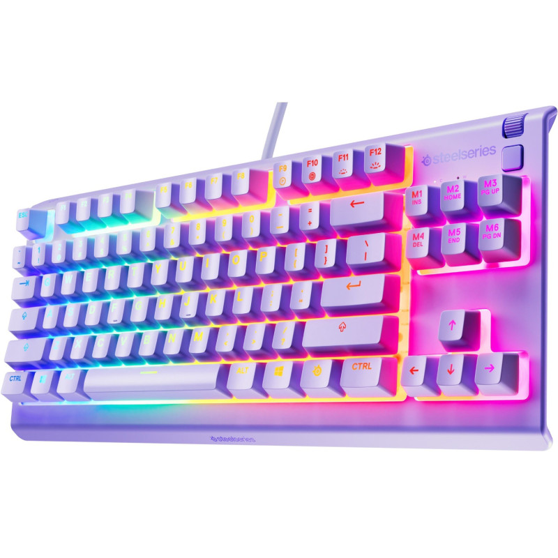 Клавиатура SteelSeries Apex 3 TKL UA Lavender (64940)