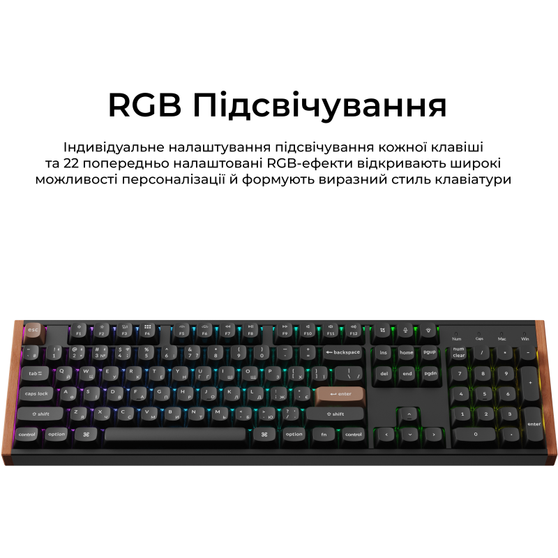 Клавиатура Keychron K10 HE Magnetic Switch Black RGB (K10H-F1-UA)