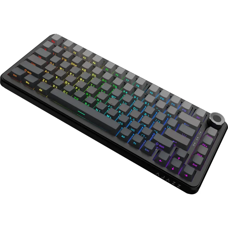 Клавиатура Ajazz AK820 MAX PLUS White Birch Switch Black Gradient (AK820-MAX-WB-S-G)