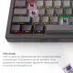 Клавиатура Ajazz AK820 MAX PLUS White Birch Switch Black Gradient (AK820-MAX-WB-S-G)