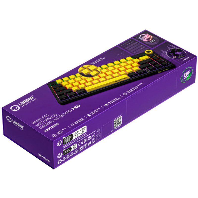 Lorgar KBP70MW Yellow (LRG-KBP70MW-YL-US)