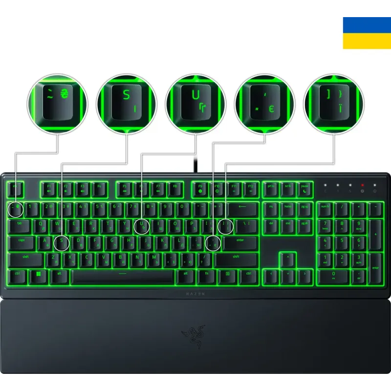 Клавіатура Razer Ornata V3 X UKR (RZ03-04471900-R371)