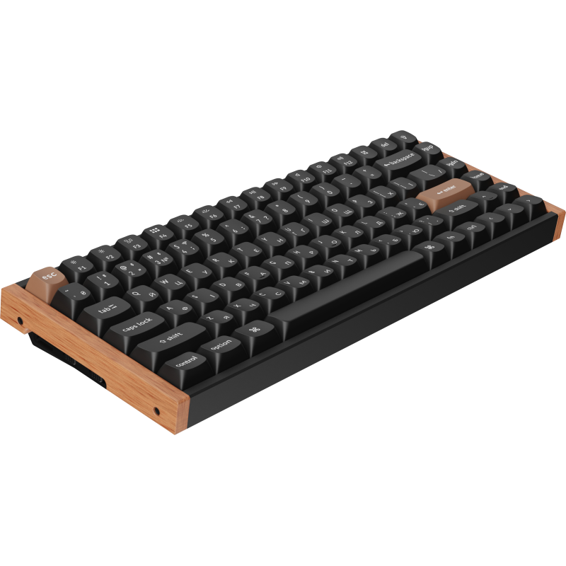 Клавіатура Keychron K2HE Gateron Double-Rail Magnetic Nebula QMK RGB Black (K2H-F1-UA)