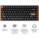 Клавіатура Keychron K2HE Gateron Double-Rail Magnetic Nebula QMK RGB Black (K2H-F1-UA)