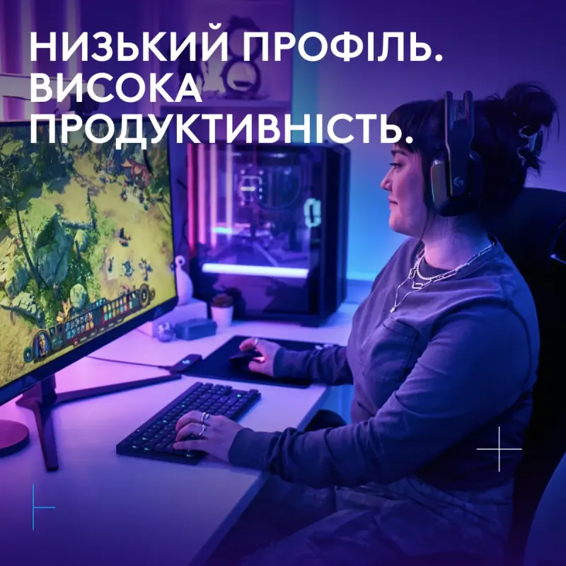 Клавіатура Logitech G515 LIGHTSPEED TKL Wireless Gaming Keyboard Black (920-014075)