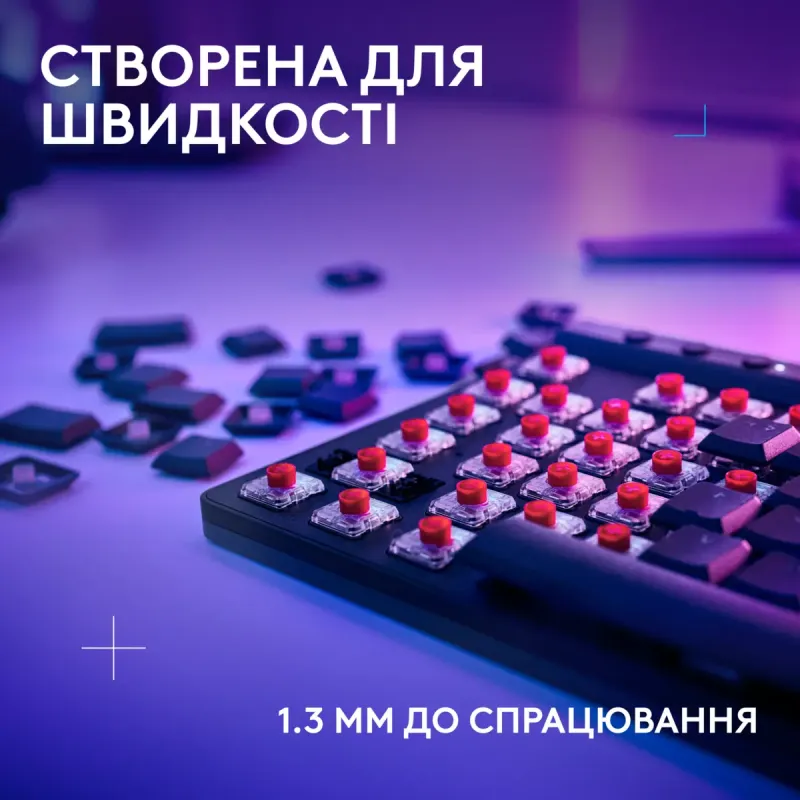 Клавіатура Logitech G515 LIGHTSPEED TKL Wireless Gaming Keyboard Black (920-014075)