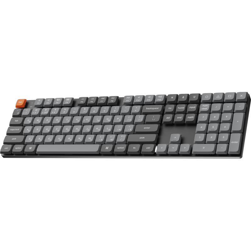 Клавіатура Keychron K5 Max Gateron Brown Switch Black RGB (K5M-H3-UA)