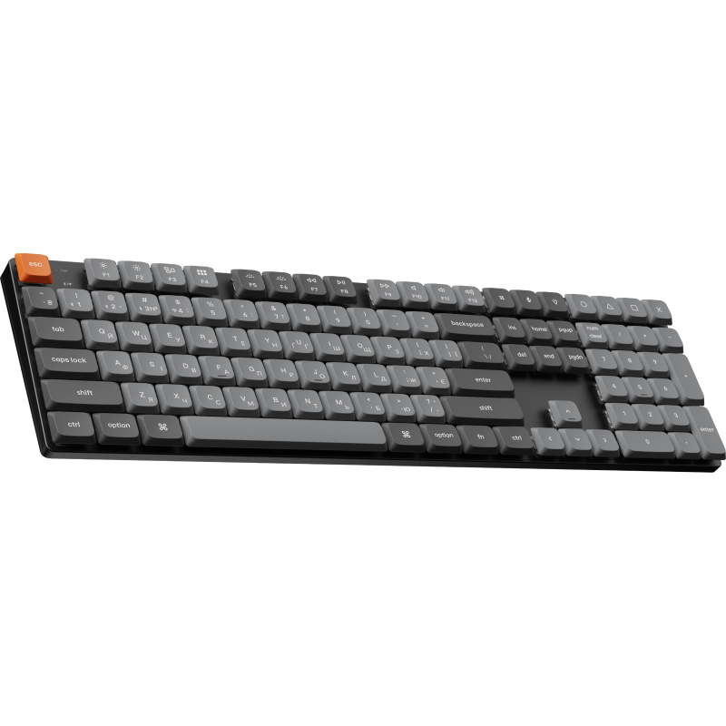 Клавіатура Keychron K5 Max Gateron Brown Switch Black RGB (K5M-H3-UA)