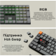 Клавіатура Keychron K5 Max Gateron Brown Switch Black RGB (K5M-H3-UA)