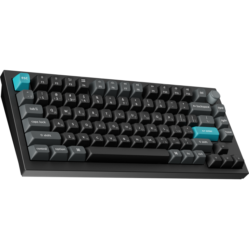 Клавіатура Keychron Q1 Ultra Keychron Red Switch Black RGB (Q1U-M1-UA)