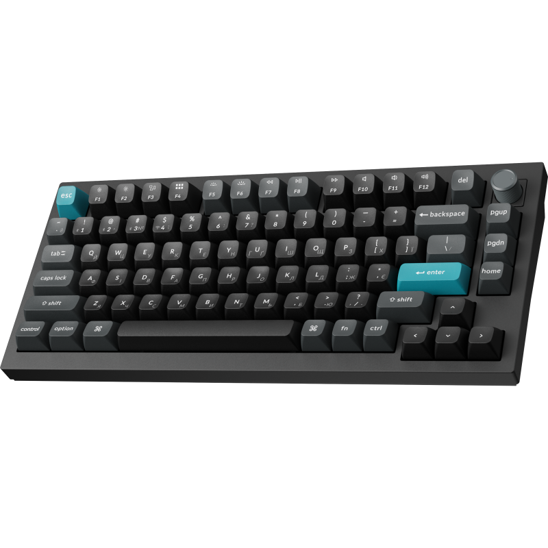 Клавіатура Keychron Q1 Ultra Keychron Red Switch Black RGB (Q1U-M1-UA)