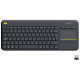 Клавіатура Logitech K400 Plus Black UA (920-007145)