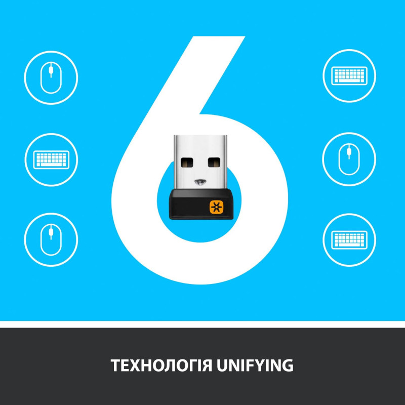 Клавіатура Logitech K400 Plus Black UA (920-007145)