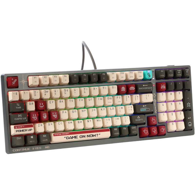 Клавіатура Bloody WS98 (Pixels Red)