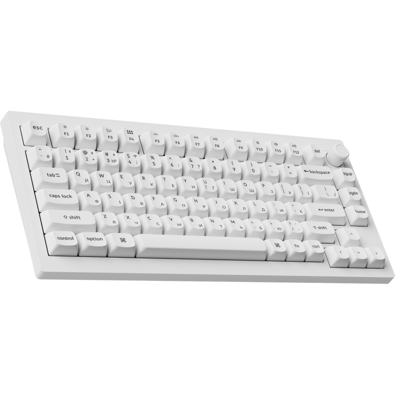 Клавіатура Keychron V1 Ultra Keychron Red Switch White RGB (V1U-F1-UA)