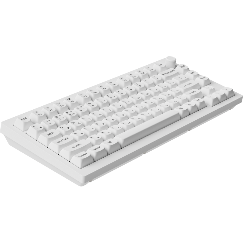 Клавіатура Keychron V1 Ultra Keychron Red Switch White RGB (V1U-F1-UA)