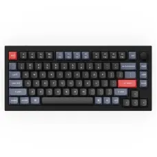 Клавиатура Keychron Q1 QMK HotSwappable Gateron Phantom Brown RGB Knob Black (Q1M3_KEYCHRON)
