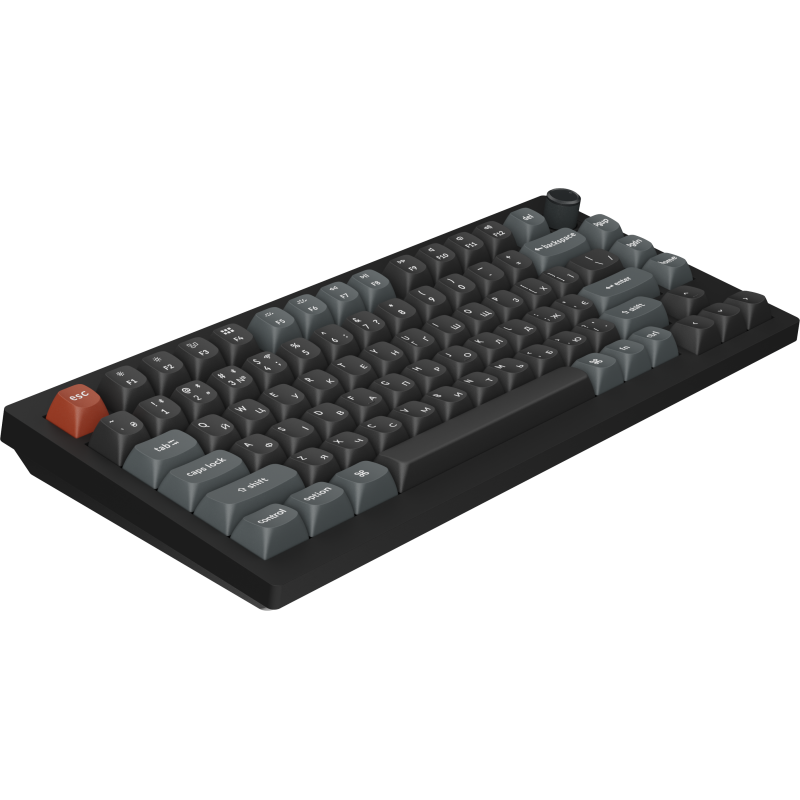 Клавіатура Keychron V1 Ultra Keychron Red Switch Black RGB (V1U-D1-UA)