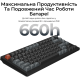 Клавіатура Keychron V1 Ultra Keychron Red Switch Black RGB (V1U-D1-UA)