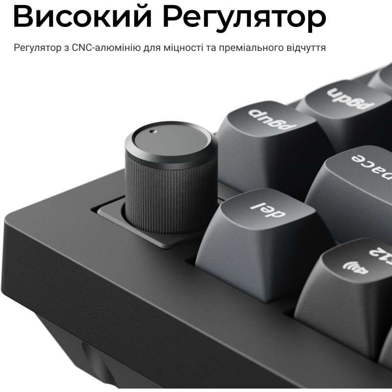 Клавіатура Keychron V1 Ultra Keychron Red Switch Black RGB (V1U-D1-UA)