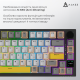 Клавиатура Ajazz AK820 Pro Flying Fish Switch Purple (AK820PRO-FF-PWB)