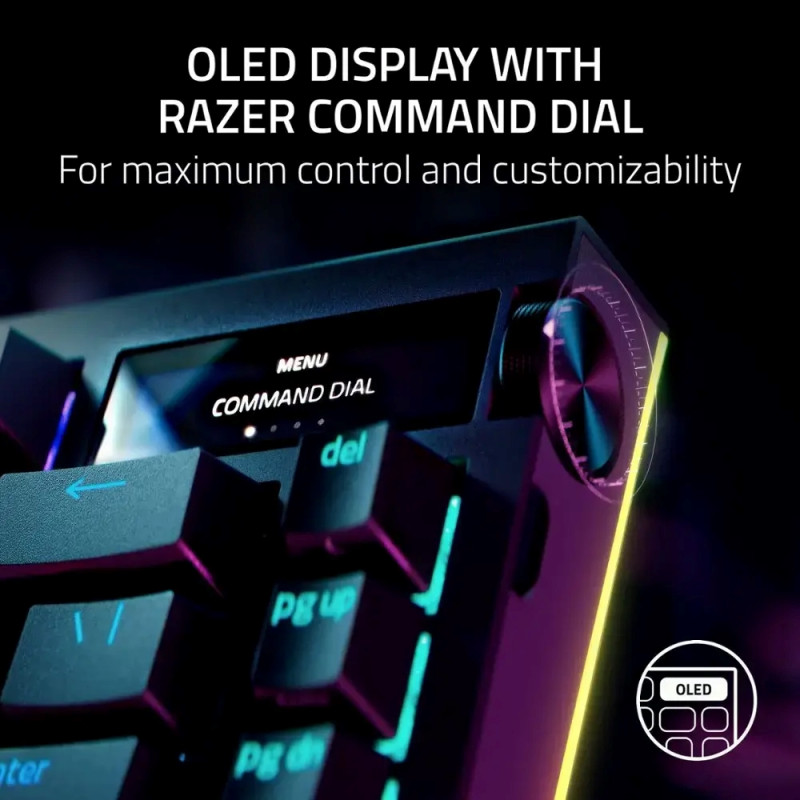 Клавиатура Razer BlackWidow V4 Pro 75% ANSI Black (RZ03-05130100-R3M1)