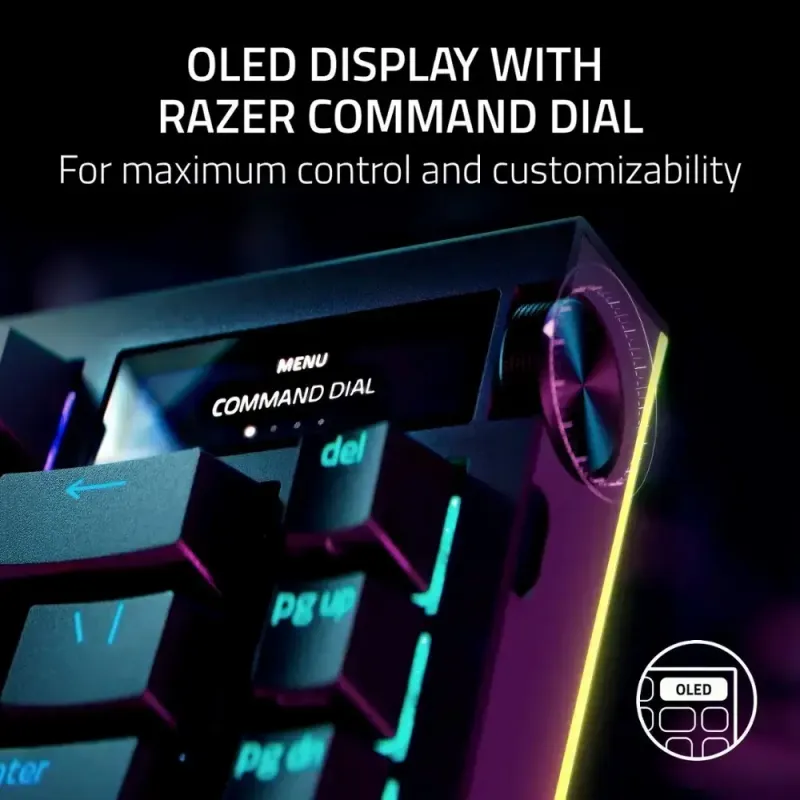 Клавиатура Razer BlackWidow V4 Pro 75% ANSI Black (RZ03-05130100-R3M1)