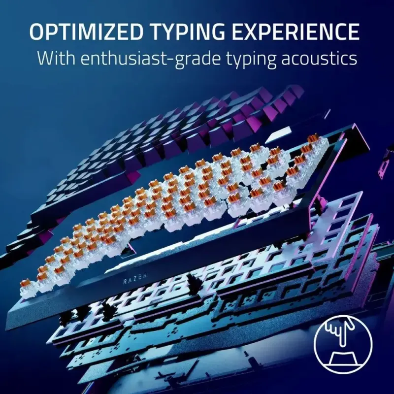 Клавиатура Razer BlackWidow V4 Pro 75% ANSI Black (RZ03-05130100-R3M1)