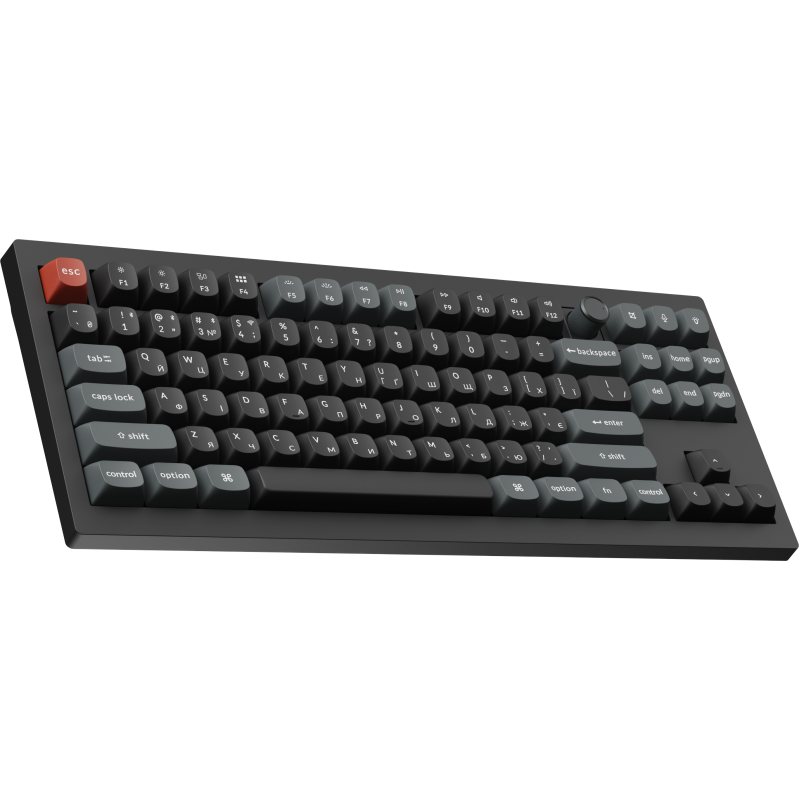Клавіатура Keychron V3 Ultra Keychron Red Switch Black RGB (V3U-D1-UA)