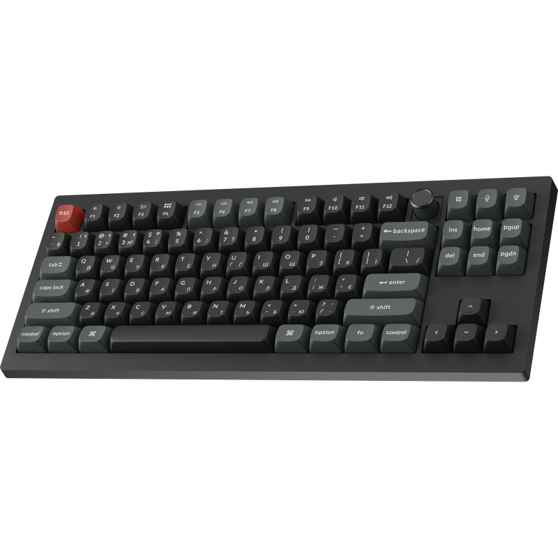 Клавіатура Keychron V3 Ultra Keychron Red Switch Black RGB (V3U-D1-UA)