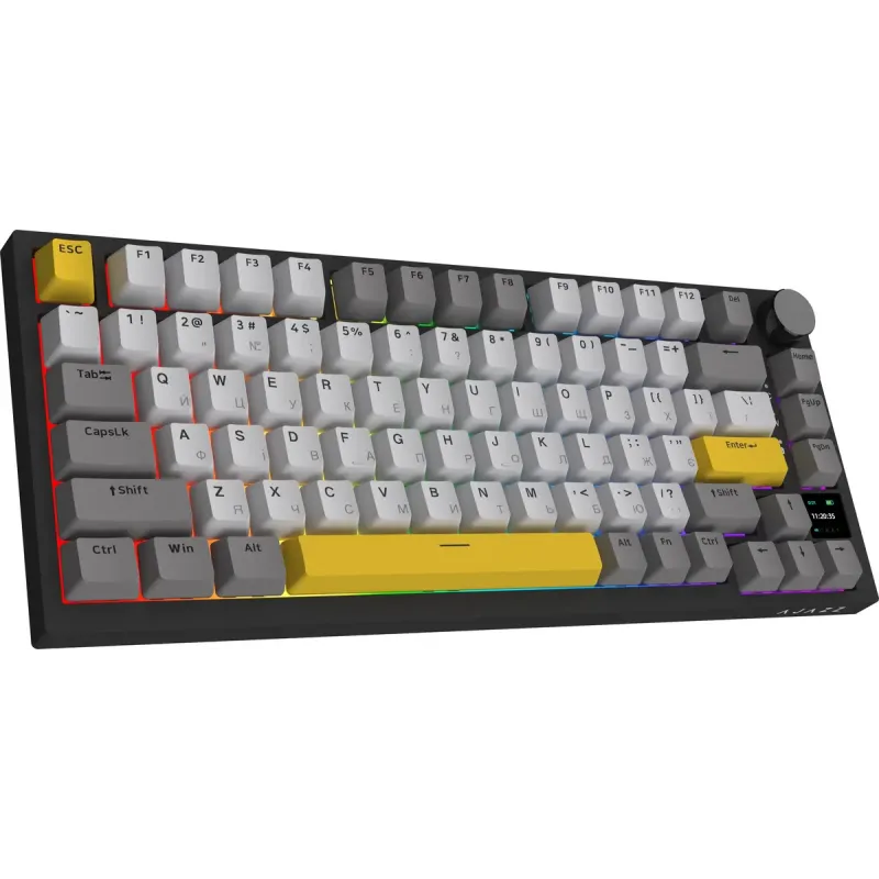 Клавиатура Ajazz AK820 Pro Flying Fish Switch Black (AK820PRO-FF-BGY)