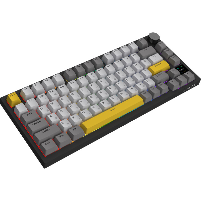 Клавиатура Ajazz AK820 Pro Flying Fish Switch Black (AK820PRO-FF-BGY)