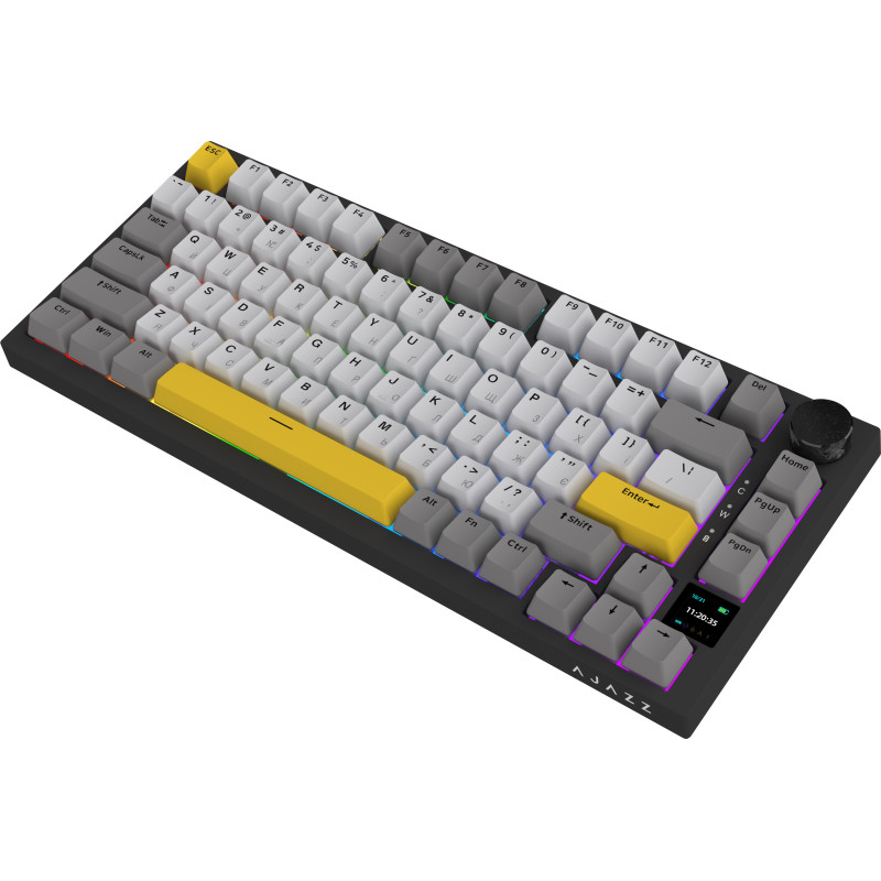 Клавиатура Ajazz AK820 Pro Flying Fish Switch Black (AK820PRO-FF-BGY)