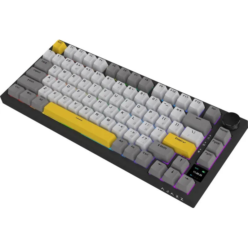 Клавиатура Ajazz AK820 Pro Flying Fish Switch Black (AK820PRO-FF-BGY)