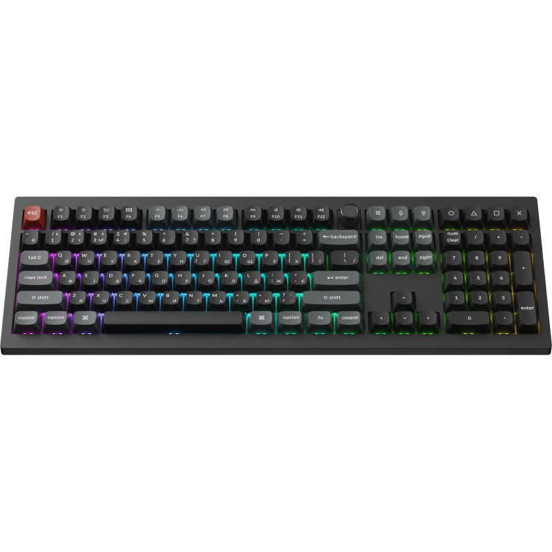 Клавіатура Keychron V6 Ultra Keychron Red Switch Black RGB (V6U-D1-UA)