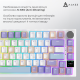 Ajazz AK820 Pro Gift Switch Purple (AK820PRO-G-PWB)