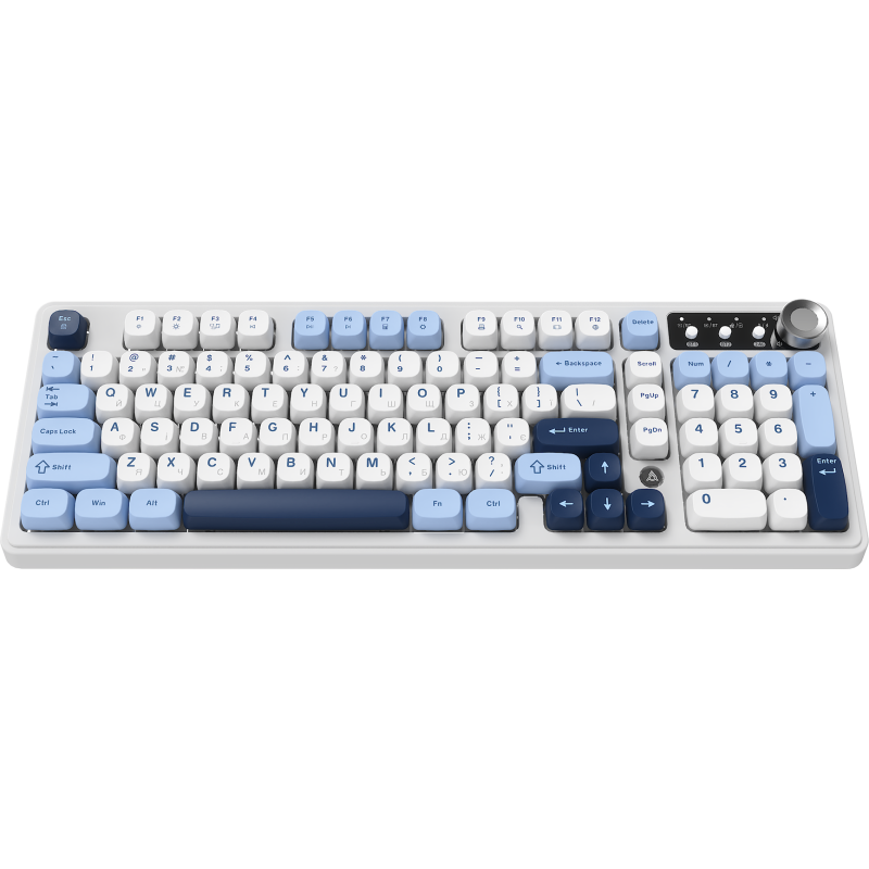 Клавіатура Ajazz AF98 PLUS Glacier Blue (AF98-PLUS-GB)