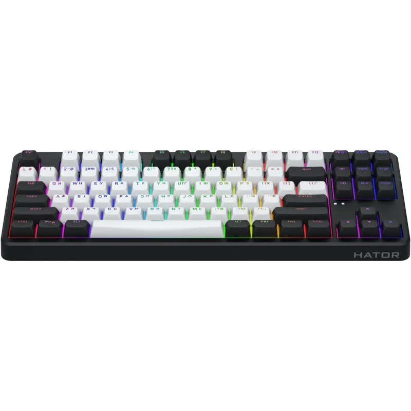 Клавиатура HATOR Rockfall 3 Mecha TKL Wireless Orange Switch Black (HTK850UA)
