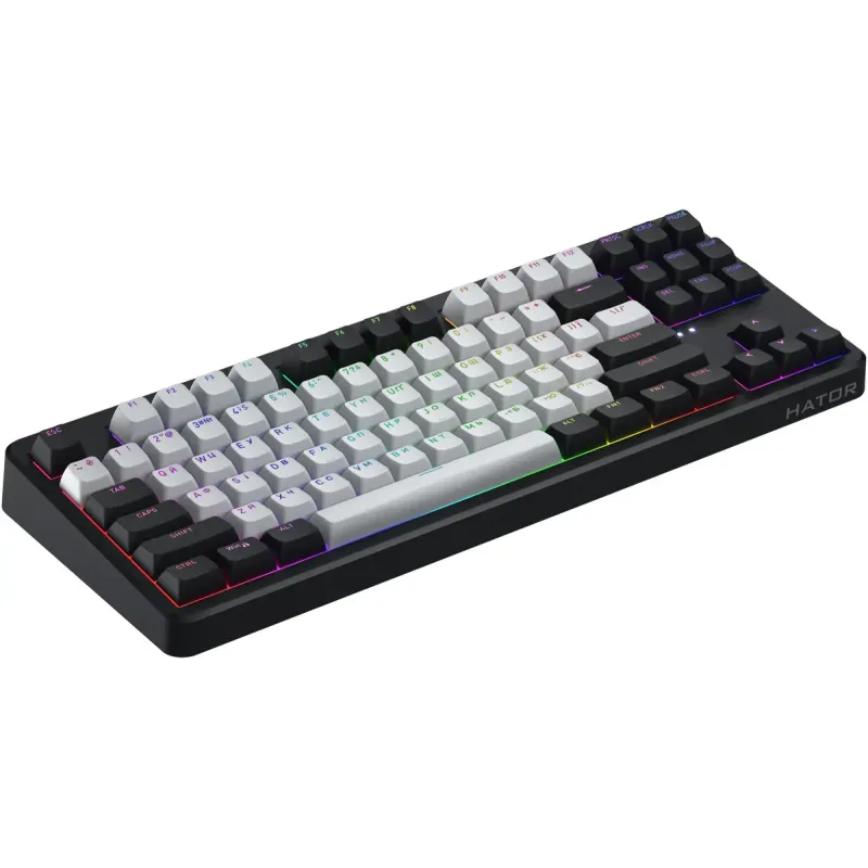 Клавиатура HATOR Rockfall 3 Mecha TKL Wireless Orange Switch Black (HTK850UA)