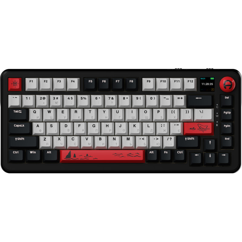 Клавиатура Ajazz AK820 MAX Avocado Switch Black (AK820MAX-AS-BG)