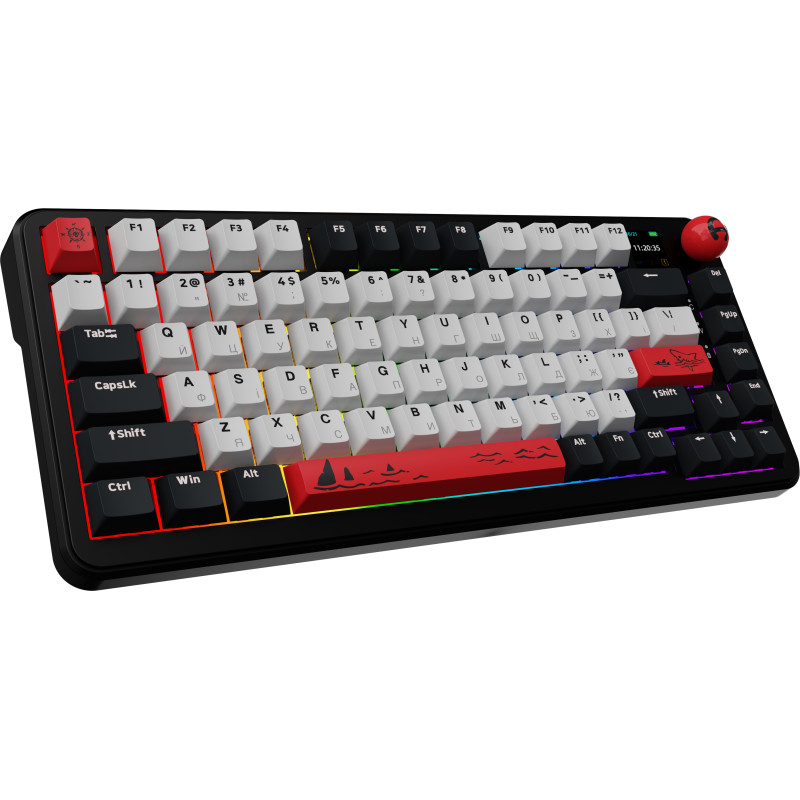 Клавиатура Ajazz AK820 MAX Avocado Switch Black (AK820MAX-AS-BG)