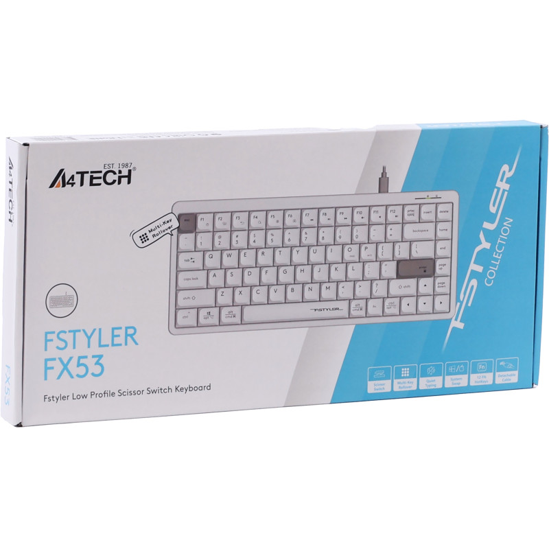 Клавіатура A4Tech FX53 (White)