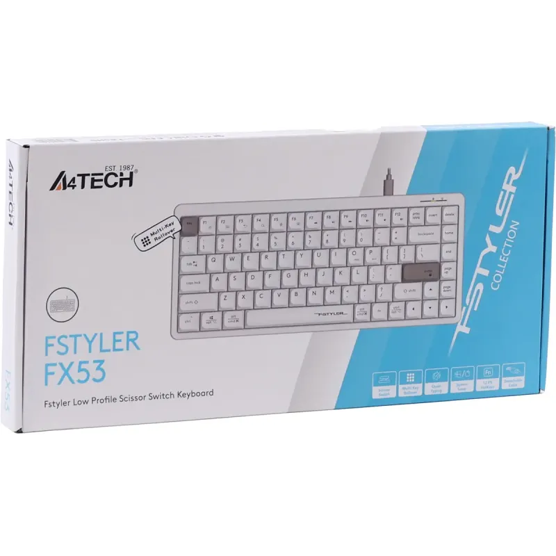 Клавіатура A4Tech FX53 (White)
