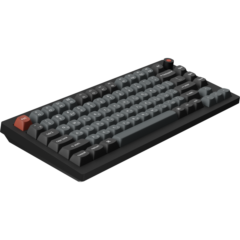 Клавіатура Keychron V1 8K Keychron Super Red Switch Black RGB (V1W-D1-UA)